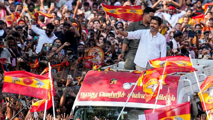 He shows up, then disappears: Vijay attacks DMK, but his sparse, unhurried campaign raises questions