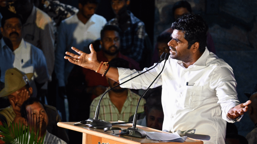 Annamalai, once the face of the Bharatiya Janata Party's push for Tamil Nadu, is not on the poll list of candidates.