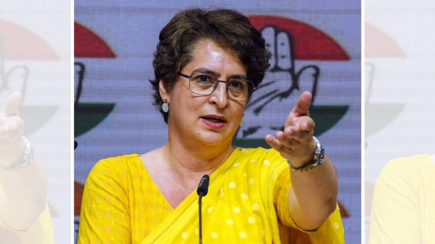 Priyanka hails 'victory of democracy', calls Article 131 (Amendment) Bill 'Bharatiya Janata Party conspiracy to stay in power'