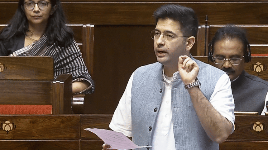'Ghayal hoon isriye ghatak hoon' -- Raghav Chadha borrows from Dhurandar to expose AAP's 'white lies'