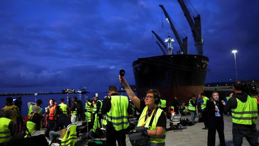 Cruise ship affected by hantavirus arrives in Spain's Canary Islands