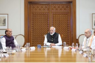 Prime Minister Modi chairs the Council of Ministers today at Sewa Teerth.