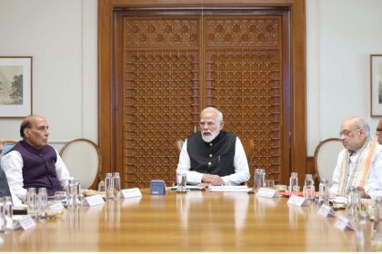 Prime Minister Modi chairs the Council of Ministers today at Sewa Teerth.