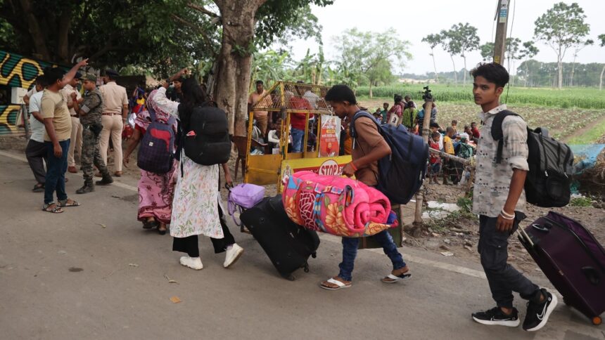 At Bengal border post, ‘fear’ drives many seeking to cross over to Bangladesh