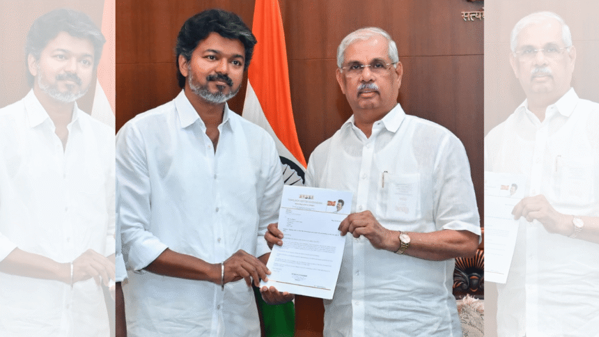 Mr. Gubu instructs TVK chief to return with letters of support from 118 MLAs; Mr. Vijay's oath is clouded