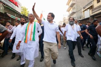 Rahul Gandhi on Sadbabu Yatra in Gurgaon Congress will defeat Modi, then see what we do