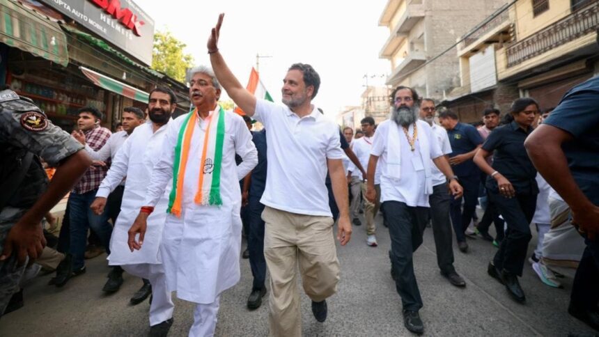 Rahul Gandhi on Sadbabu Yatra in Gurgaon Congress will defeat Modi, then see what we do