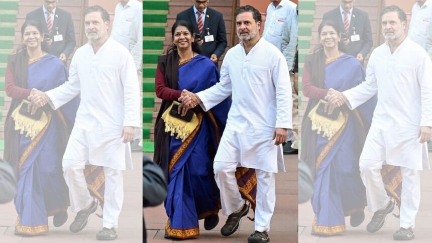 DMK's Kanimozhi demands separate seats for party MPs in LS after Congress dissolves alliance