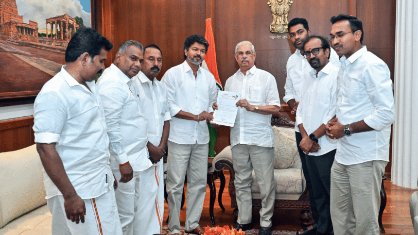 Second meeting between TVK chief Vijay and governor turns out to be futile, as stalemate over government formation continues