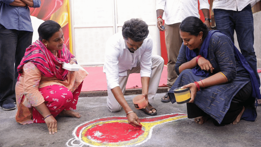Actor Vijay's TVK emerges as a strong debutant candidate in the Tamil Nadu polls, leading with over 100 seats.