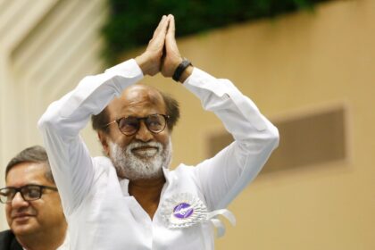 Rajinikanth publicly distances himself from the rumored DMK-AIADMK alliance designed to block Vijay's TVK from forming the government, stating that the false speculation deeply pained him. (Express Photo)
