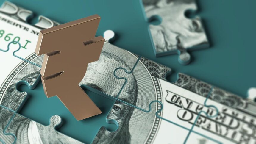The rupee appreciated by 73 paise to close at Rs 94.85 against the US dollar.