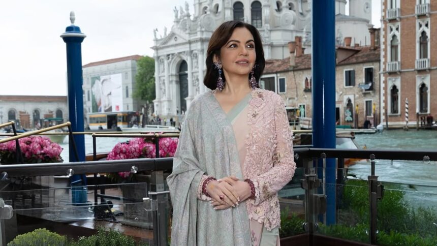 Nita Ambani at the Venice Biennale