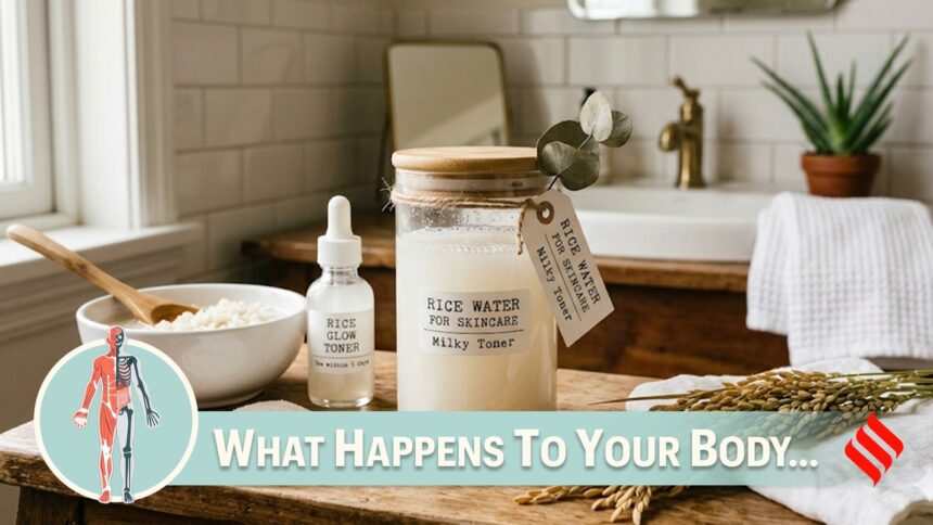 Rice water for skin health
