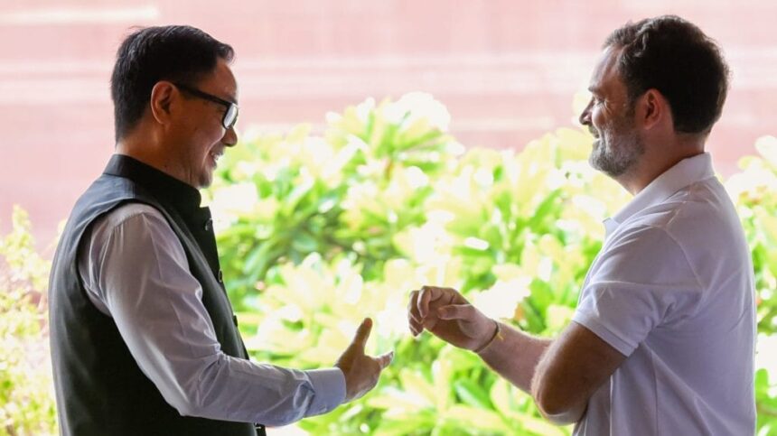 Rahul Gandhi's Birthday Request to Minister Kiren Rijiju - Jiu Jitsu Session