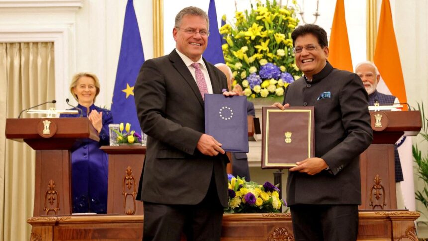 EU FTA puts India on a level playing field with competitors in labor-intensive sectors: chief negotiator