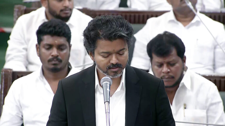 CM Vijay chronicles TVK's political journey in Tamil Nadu Assembly speech