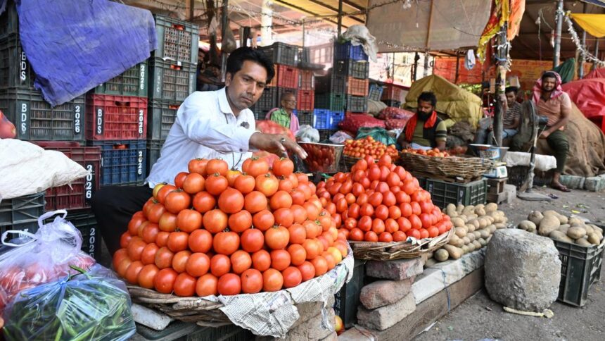 Prices of tomatoes, onions and potatoes will rise in a week, but farmers say their crops are trading at very low prices