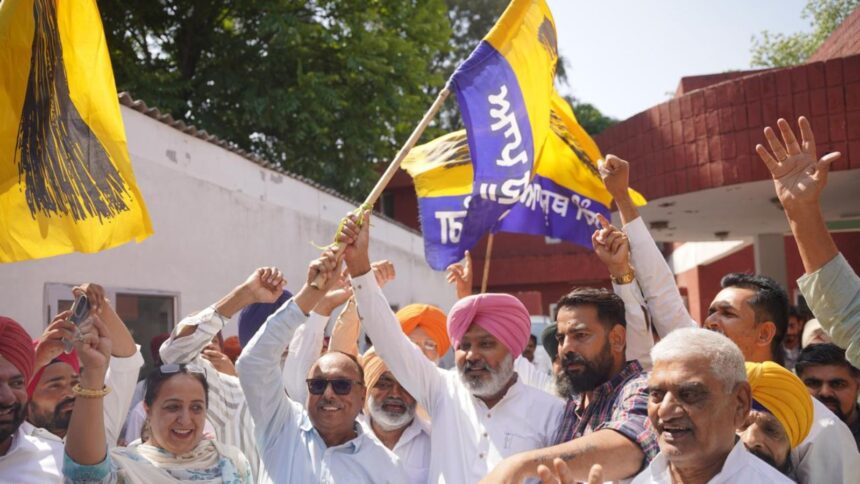 Punjab civic body election results 2026, AAP Punjab municipal poll win, Bhagwant Mann civic election speech, Punjab BJP seat count 2026, Congress vs AAP Punjab Assembly polls, ballot paper vs EVM Punjab elections, Kewal Dhillon Barnala result, Sanjeev Arora arrest impact, Punjab municipal ward-wise results, Gidderbaha municipal election AAP, Abohar Municipal Corporation BJP win.