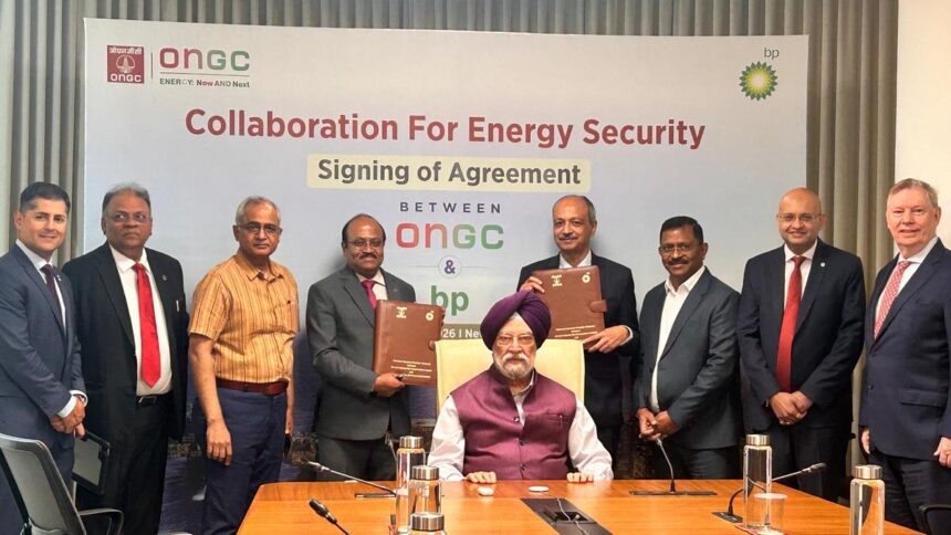 ONGC-BP further expands technical service cooperation in western offshore