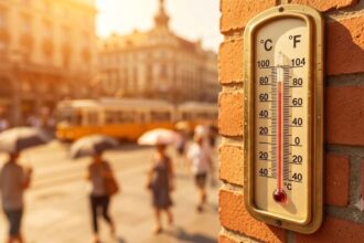 People coping with extreme heat during Europe's heatwave
