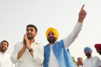 Punjab sacrilege video firestorm, mann sacrilege video firestorm, Bhagwant Mann, Bhagwant Mann video controversy, Bhagwant Mann viral video, Gurgaon Police investigation, forensic report case, Punjab CM video row, fake forensic laboratory, Ankit Bhardwaj report, Arun Mahendru report, AAP Punjab response, Haryana Police probe, Bhagwant Mann video analysis, Punjab political controversy, forensic report allegations