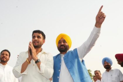 Punjab sacrilege video firestorm, mann sacrilege video firestorm, Bhagwant Mann, Bhagwant Mann video controversy, Bhagwant Mann viral video, Gurgaon Police investigation, forensic report case, Punjab CM video row, fake forensic laboratory, Ankit Bhardwaj report, Arun Mahendru report, AAP Punjab response, Haryana Police probe, Bhagwant Mann video analysis, Punjab political controversy, forensic report allegations
