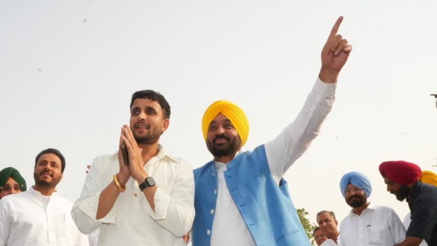 Punjab sacrilege video firestorm, mann sacrilege video firestorm, Bhagwant Mann, Bhagwant Mann video controversy, Bhagwant Mann viral video, Gurgaon Police investigation, forensic report case, Punjab CM video row, fake forensic laboratory, Ankit Bhardwaj report, Arun Mahendru report, AAP Punjab response, Haryana Police probe, Bhagwant Mann video analysis, Punjab political controversy, forensic report allegations