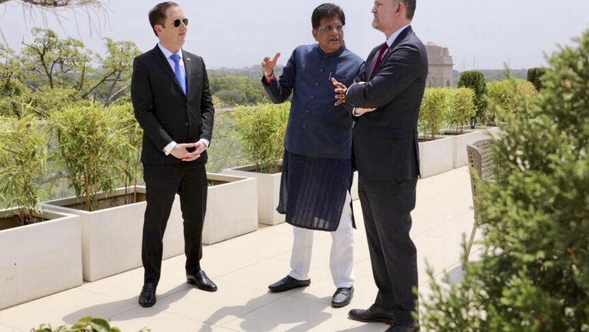 Piyush Goyal and U.S. Trade Representative Jamison Greer begin talks on trade agreement