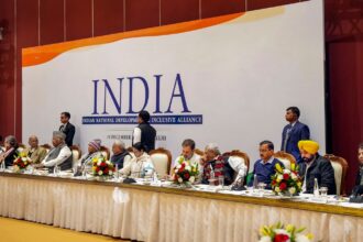 INDIA leaders' meeting in New Delhi
