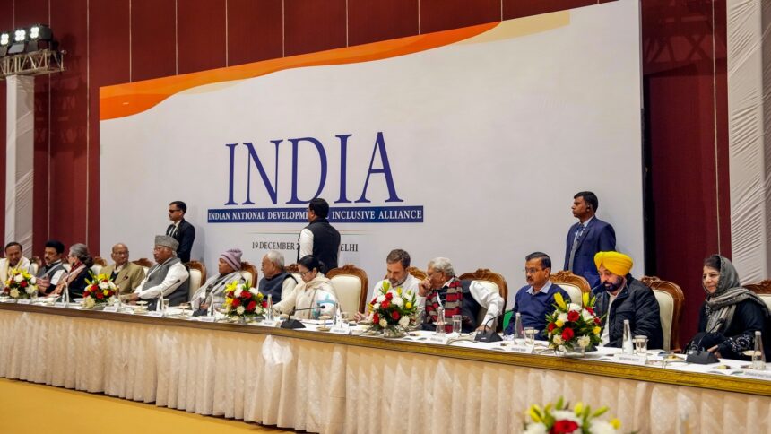 INDIA leaders' meeting in New Delhi