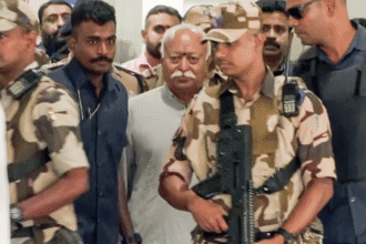 Mr. Bhagwat's statement ``if Pakistan is irreparably damaged.'' Kerala VC who participated in RSS event sparks political controversy