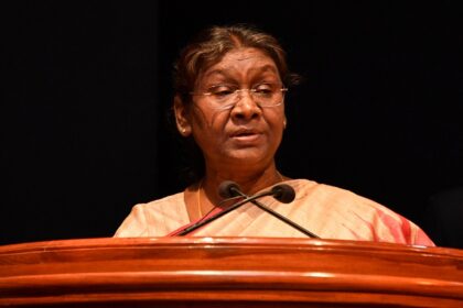 Droupadi Murmu, replace Bharat with india, President Droupadi Murmu, Droupadi Murmu Rani Durgavati University, President Droupadi Murmu Rani Durgavati University, Bharat, Indian express news, current affairs