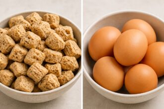 soya chunks eggs