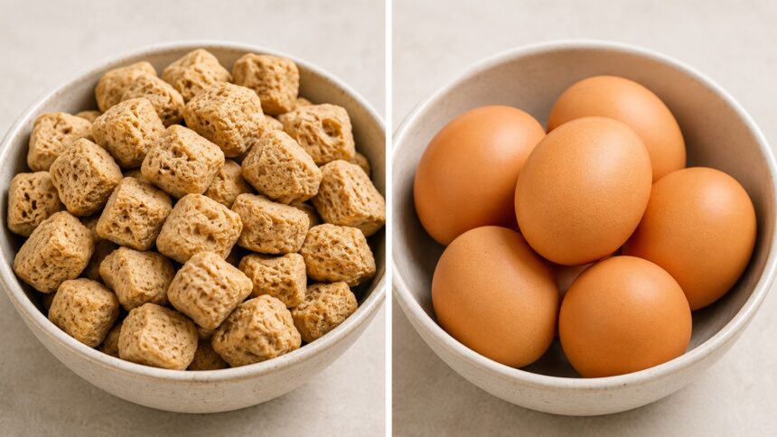 soya chunks eggs