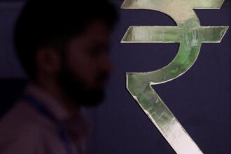 The rupee gained 48 paise to close at Rs 94.95 against the US dollar.