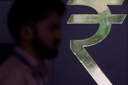 The rupee gained 48 paise to close at Rs 94.95 against the US dollar.