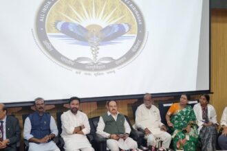 JP Nadda said AIIMS Bibinagar will be fully operational by December and construction will be 87% complete.