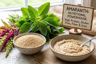 Amaranth grain with health benefits for gut and heart