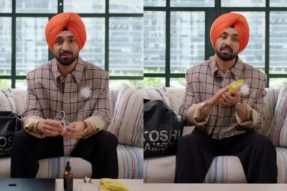 Diljit Dosanjh during the "What's In My Bag?" video