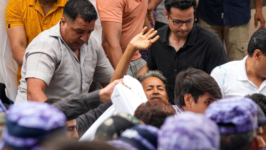 Sonam Wangchuk hunger strike 2026, Bhagat Singh and Jatin Das's fast, Gandhi’s fast against separate electorates, Potti Sriramulu’s fast for Andhra Pradesh, Irom Sharmila’s fast against AFSPA, Mamata Banerjee's fast, Anna Hazare’s fasts, Fasts for Ganga, Sonam Wangchuk, Sonam Wangchuk strike, Sonam Wangchuk Pradhan resignation demand, Delhi High Court Jantar Mantar protest, Dharmendra Pradhan resignation demand, NEET UG paper leak row, Cockroach Janta Party CJP, Chief Justice DK Upadhyaya, Solicitor General Tushar Mehta court hearing, public interest litigation force feed, government doctor medical checkup, student protest education minister