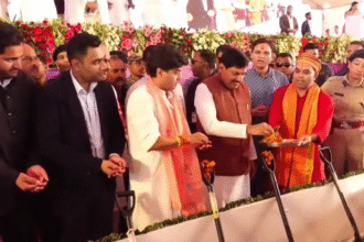 Madhya Pradesh CM Scindia lays foundation stone for Adani Group's defense manufacturing unit