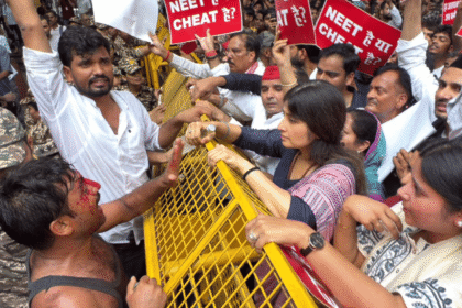How Dimple Yadav, a soft-spoken bahu for an assertive leader, emerged in a new look during Monday's protests