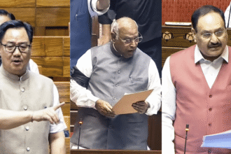 Discussion on NEET will take place only after Pradhan's resignation, Kharge said. Nadda criticizes India as 'irresponsible'
