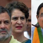 Both Priyanka Gandhi and Rahul Gandhi targeted Pralhad Joshi on Tuesday after he took charge of the Education Ministry.