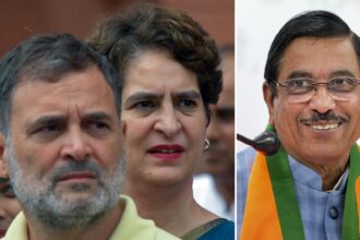 Both Priyanka Gandhi and Rahul Gandhi targeted Pralhad Joshi on Tuesday after he took charge of the Education Ministry.
