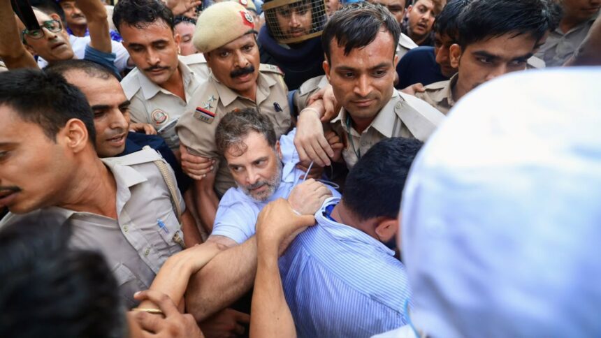 rahul gandhi, protest, paper leaks,