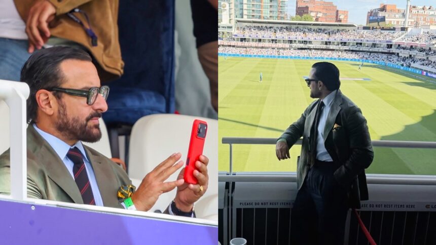 Saif Ali Khan at Lord's